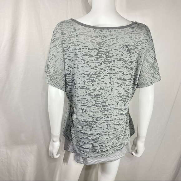 New Directions T-Shirt & Tank Light Gray Layered Set - Picture 6 of 7